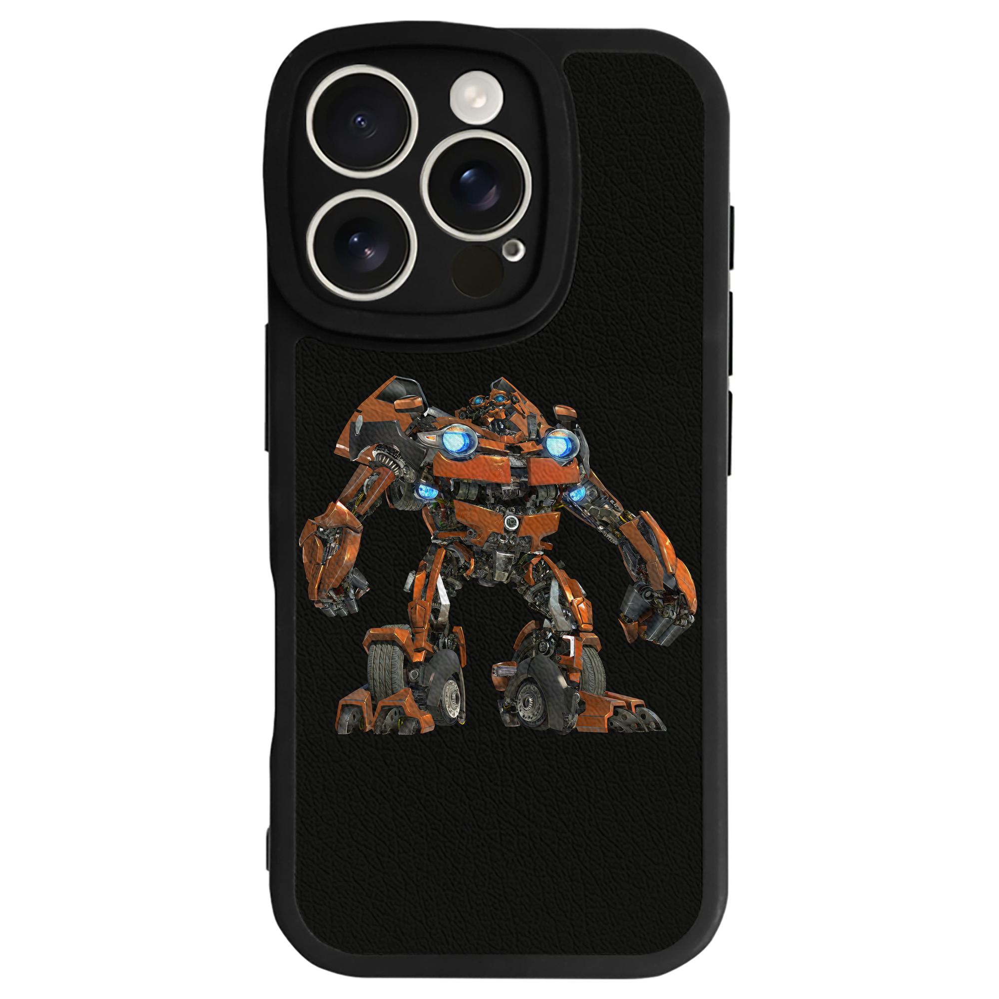 （画像用） Transformers トランスフォーマー 【iPhone 16シリーズ対応】シリコンスマホケース（レザー調） 材質：シリコン
